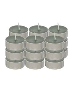 T Light candle Hugo, paraffin, green, Dia.3.7x1.5 cm