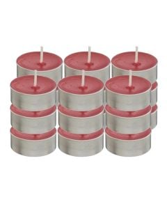 T Light candle Hugo, paraffin, red, Dia.3.7x1.5 cm