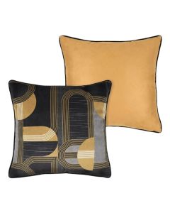 Belfast décor pillow, polyester, gray antrazit, 45x45 cm