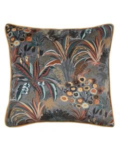 Skoura décor pillow, polyester, khaki coffee, 45x45 cm