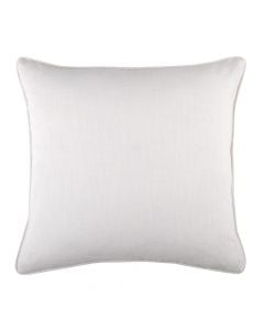 Jastëk dekori Windsor, pambuk, e bardhë neutrale, 45x45 cm