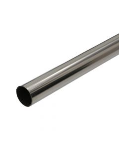 Curtaind rod, stainless steel, dia 28 mm x 240 cm