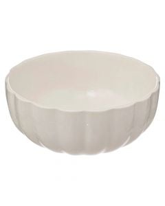 Romy bowl, porcelain, white, Dia.15xH7.1 cm