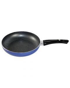 Fry pan, Size: Dia. 22 cm, Color: Blue, Material: Aluminium