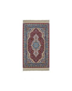 Persian rug, Size: 75x120 cm Color: Red-blue, Material: Acrylic