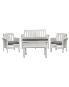 Set of 2 single armchairs + 1 double arm