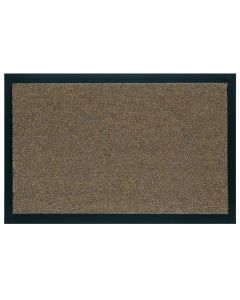 Dakota door mat, polypropylene/vinyl, beige, 40x60 cm, 6 mm, 2.35 kg/mt2