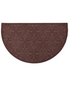 Cipro door mat, polyester/rubber, dark brown, 45x75 cm, 10 mm