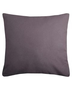 Decorative pillow Duo, cotton, dark grey, 50x50 cm