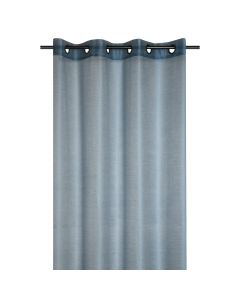 Linwood net curtain with rings, polyester, green, 140x260 cm