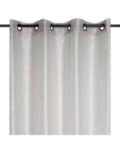 Linwood net curtain with rings, polyester, linen/beige, 140x260 cm