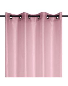 Linwood net curtain with rings, polyester, pink, 140x260 cm