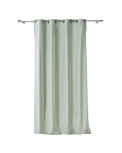 Curtain with eyelets, 100% polyester, twily sage, 135x260 cm