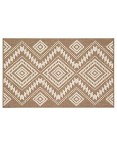 Rrugicë kuzhine, polipropilen, kafe dhe e bardhë, 50x80 cm