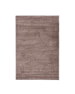 Alberta carpet, modern, polypropylene and polyester, beige/sand, 133x190 cm