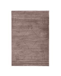 Tapet Alberta, modern, polipropilen dhe poliestër, bezhë, 160x230 cm