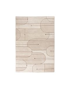 Tapet Creation, poliestër, krem/bezhë, 133x190 cm