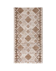 Creation rug, polyester, cream/beige, 80x150 cm