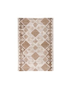 Creation carpet, polyester, cream/beige, 133x190 cm