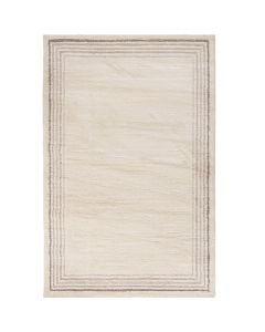 Elio carpet, polypropylene and polyester, cream/grey, 200x300 cm
