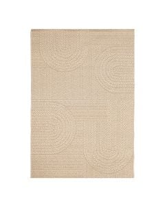 Tapet Kenzy, polipropilen, krem, 133x190 cm