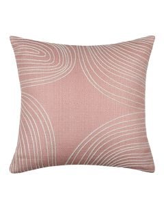 Jastëk dekorues Thor, 100% poliestër, rozë, 40x40cm