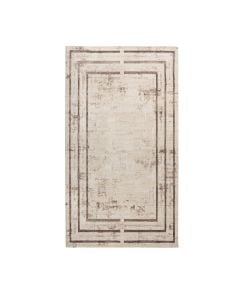 Rug Safir, modern, polyester+heatset, cream/light beige, 80x150 cm