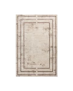 Tapet Safir, modern, poliestër+hitset, krem/bezhëe, 133x190 cm