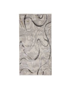 Rrugicë Eva, moderne, poliestër, gri/antrazit, 80x150 cm