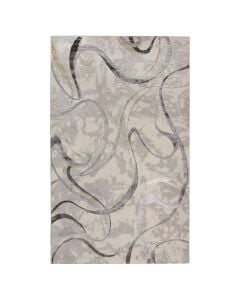 Tapet Eva, modern, poliestër, gri/antrazit, 200x300 cm