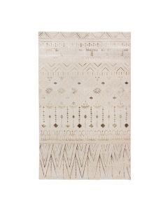 Carpet Lowa, modern, polyester, cream/tile, 133x190 cm
