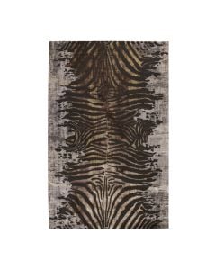 Tapet Lisa, modern, poliestër, gri/floriri, 133x190 cm