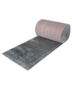 Shaggy Carpet rug, Size: 80 cm, Color: Grey, Material: PP