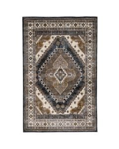 Darly carpet, polypropylene, blue/brown/beige, 200x300 cm