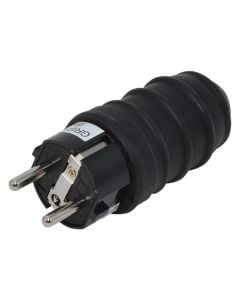 Spinë shuko, e gomuar, 16 A, IP44