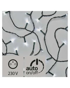 LED light string, 100 LED, EMOS, 10 m, 1.2 W, 3000K, IP44, 230 V, without power supply