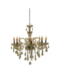 Pendant lamp, E14,  8x40W, 220V, matriali Cristal, Ø70xH73xL120 cm