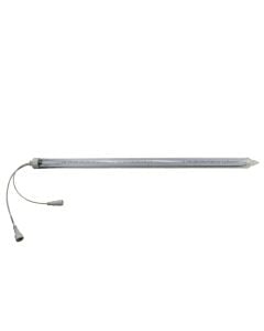 Varg dritash LED, në formë meteori, 30 LED, D2.8xL60 cm, 6500 K, trasparent