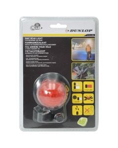 Bicycle light, Dunlop, 5 LED, 2xCR2032