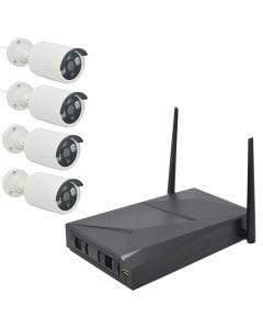 Kit with 4 surveillance cameras, 1 megapixel, HD