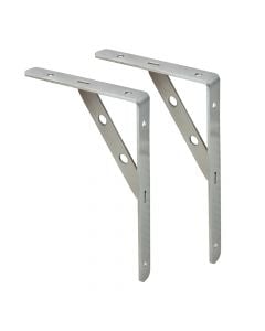 Stainless steel angles demountable metal stand, 15x11 cm