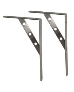Stainless steel angles demountable metal stand, 25x15 cm