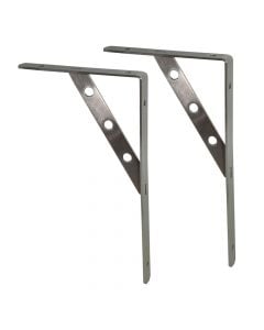 Stainless steel angles demountable metal stand, 35x21 cm