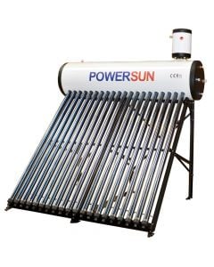 Solar water heater, 200 Lt, 20 vacuum tubes, 1/2 ", 4 bar