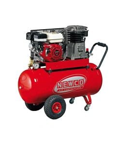 Air Compressor, Newco, with Gasoline, 100 lt, 5.5 HP, 10 bar / 145psi, 423 lt / min, 1100 rpm, 74-88 dB, 82 kg, L108xW40xH80 cm