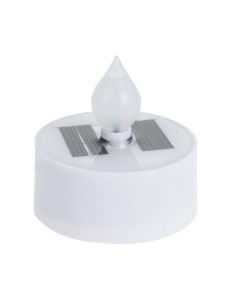 Decorative LED tealight, with solar panel, D5.5 cm