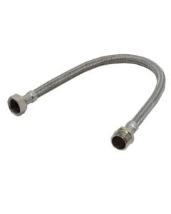 Flexible stainless steel knitting tube, 1/2 ", FM, luxor, 40cm