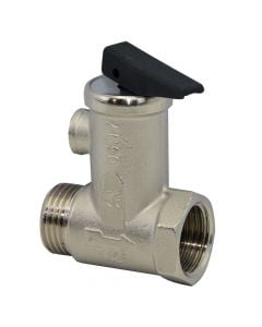 valve for water heater black handle