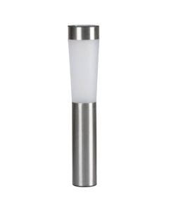 Ndriçues me panel diellor, Grundig, 2xLED, 4-5 lm, 6000 K, Ø7.5x56 cm, IP44, 6-8 hr, inoks/plastik