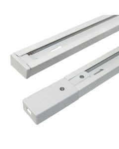 Shinë për spote, shop line, L 1 m, alumini, e bardhë